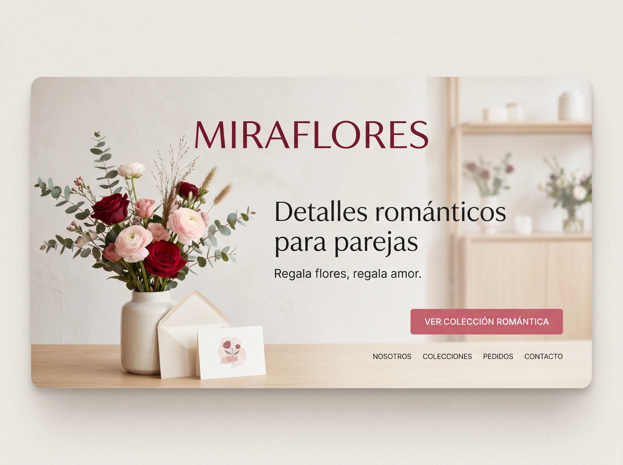 Banner Florería Miraflores