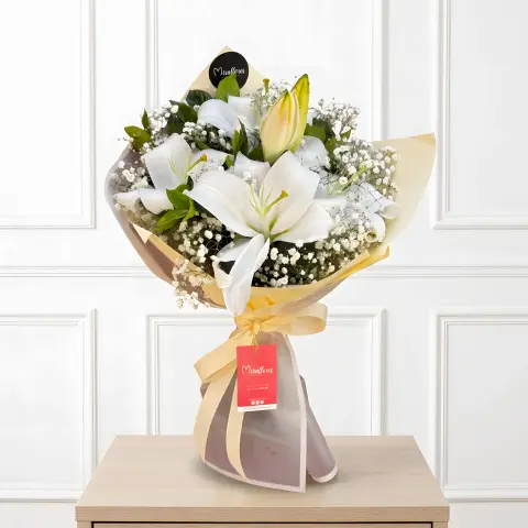 Bouquet Serenata de Lirios Blancos