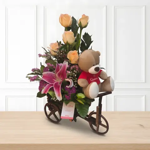 Canasta Campestre Girasoles & Miel