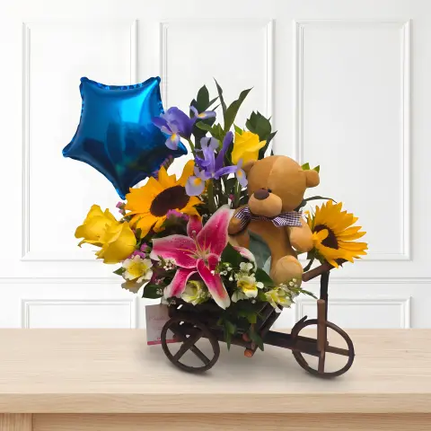 Arreglo Vitalidad de Girasoles Campestres N° 4