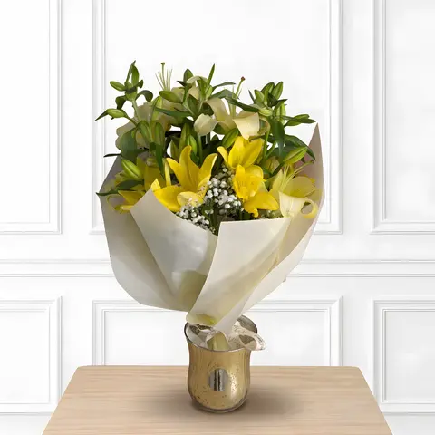 Orquídea Real en Maceta Artesanal