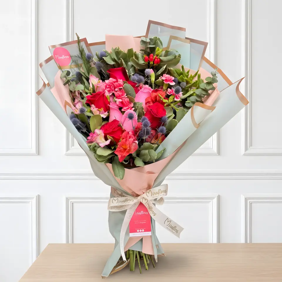 Bouquet Silvestre Menta & Pastel