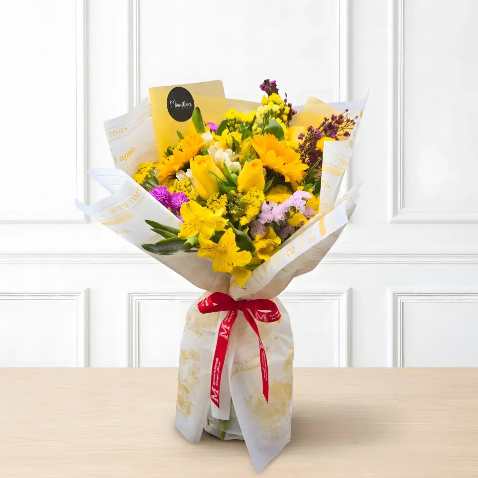 Canasta Sol de Mayo con Girasoles N° 3