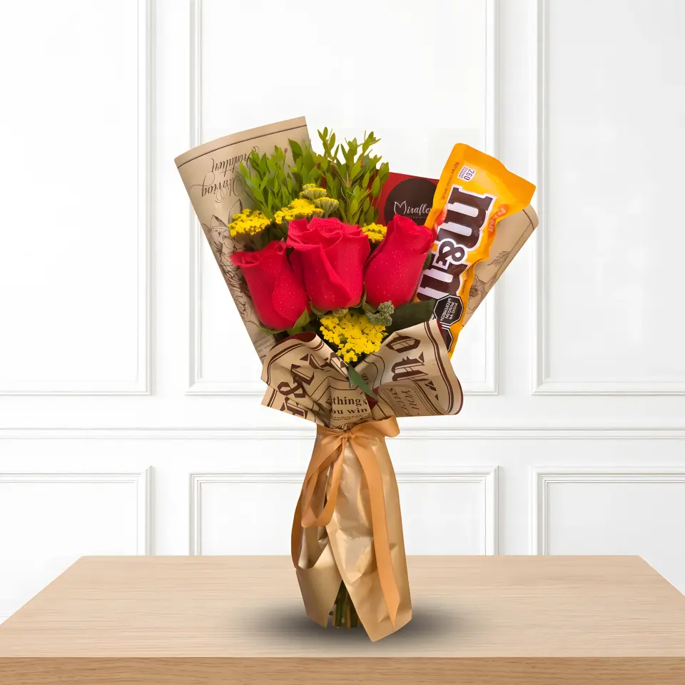 Bouquet Girasoles & Destellos Dorados N° 6