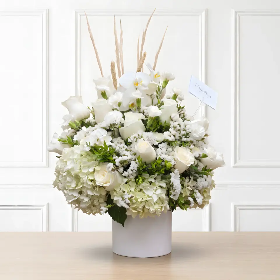Centro Floral Distinción Blanca N° 2