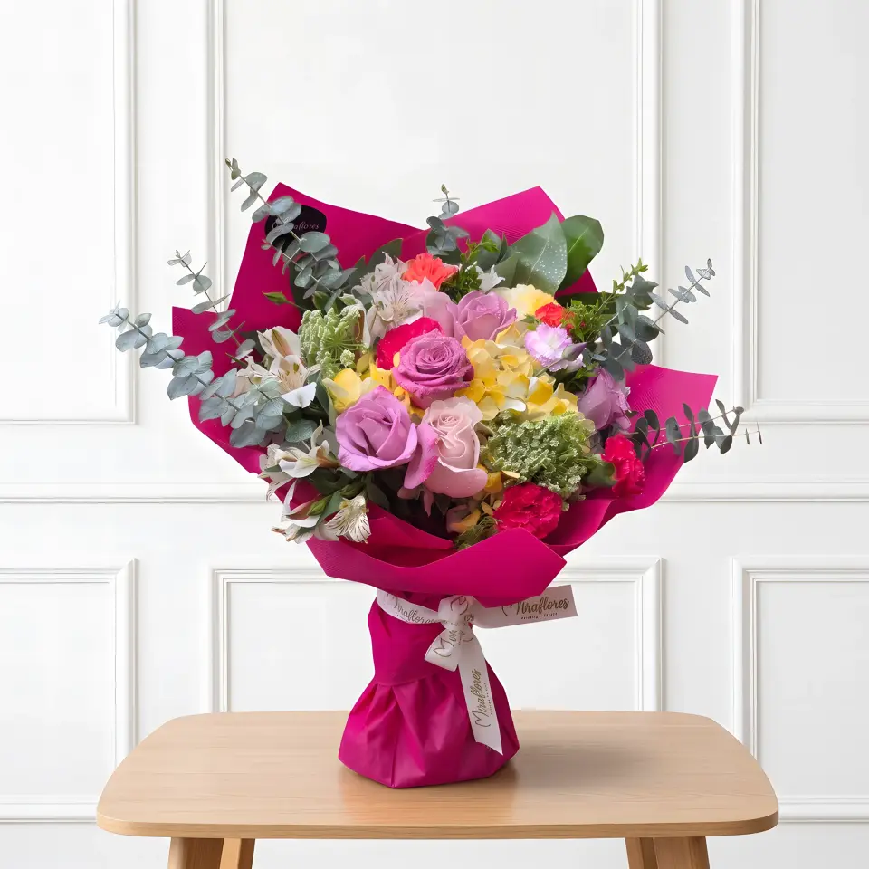 Box Luxury Sinfonía Floral Rosa