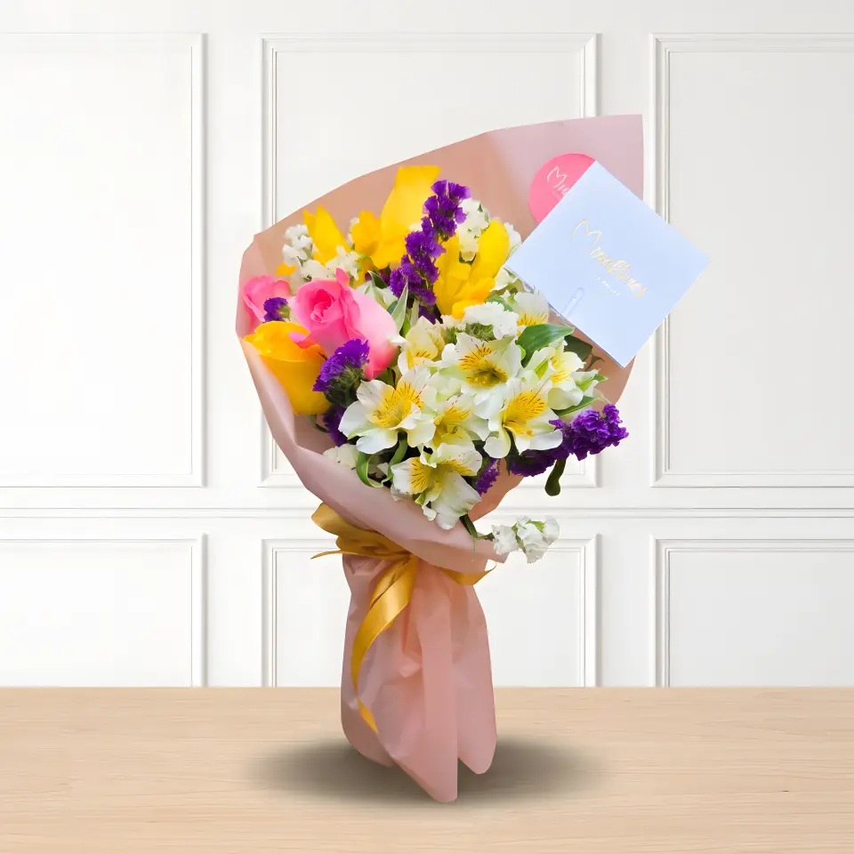 Bouquet Serenata Pastel de Rosas